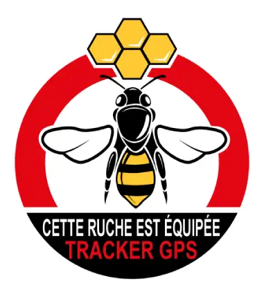 20 Autocollants Tracker GPS Pour Ruche d'abeilles