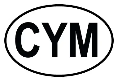 Autocollant CYM - Code Pays de Galles