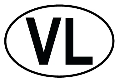 Autocollant VL - Code Pays Flandre