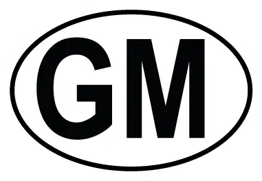 Autocollant GM - Code Pays Gambie