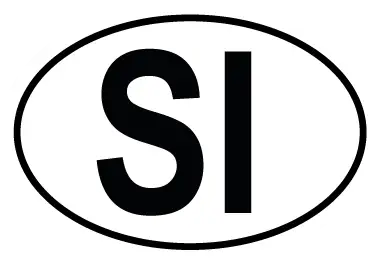 Autocollant SI - Code Pays Slovénie