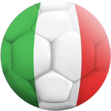 Autocollant Ballon De Foot Italie