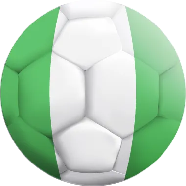 Autocollant Ballon De Foot Nigeria