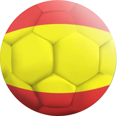 Autocollant Ballon De Foot Espagne