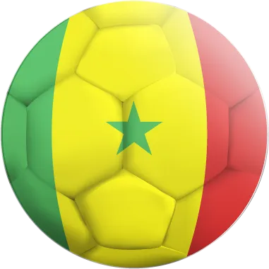 Autocollant Ballon De Foot Sénégal