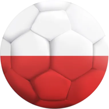 Autocollant Ballon De Foot Pologne