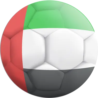 Autocollant Ballon De Foot Émirats arabes unis