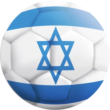Autocollant Ballon De Foot israel