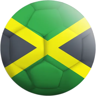 Autocollant Ballon De Foot Jamaïque