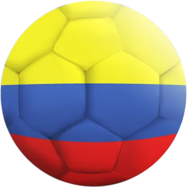 Autocollant Ballon De Foot Colombie