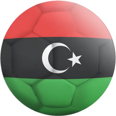 Autocollant Ballon De Foot Libye