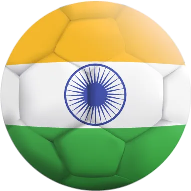 Autocollant Ballon De Foot Inde