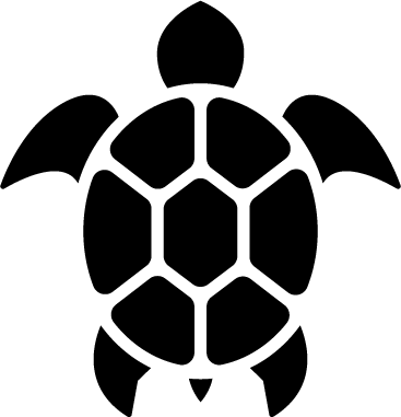 Autocollant Logo Tortue