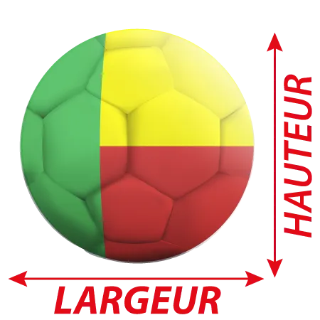 Détail Autocollant Ballon De Foot Burundi