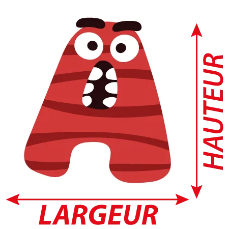 Autocollant Lettre S Alphabet Enfant Monstre